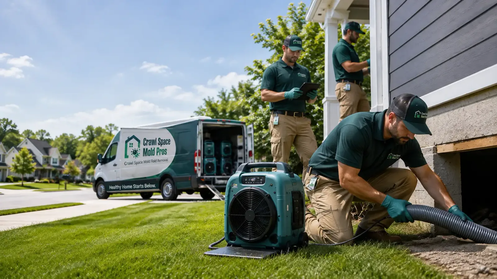 Crawl Space Mold Removal in Trimont, MN